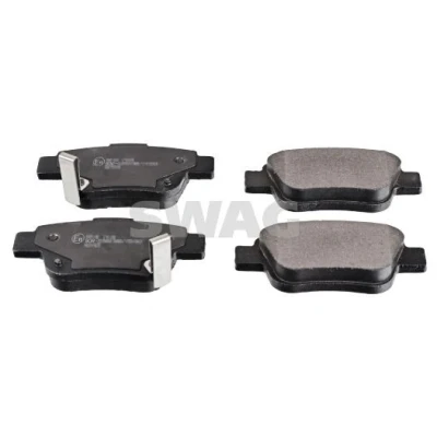 Billede af SWAG 81 91 6652 Bremseklodser bagaksel med akustisk advarsel for slid TOYOTA: Avensis II Station Wagon, Corolla Verso, Sedan