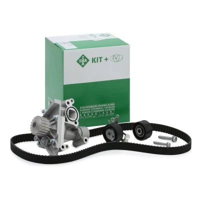 Billede af INA 530 0238 30 vandpumpe + Tandremssæt med PEUGEOT: 206 Hatchback, 307 Stationcar, 407 SW, CITROËN: C4 I C5 II Hatchback