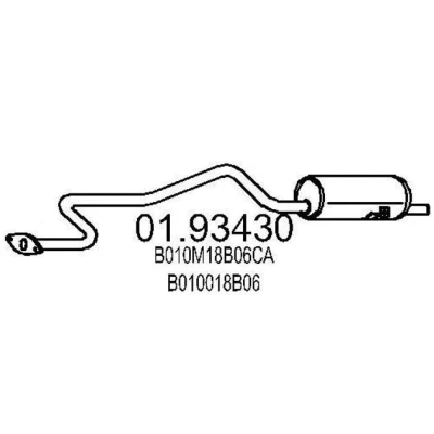 Billede af MTS 01.93430 Lydpotte 1650mm