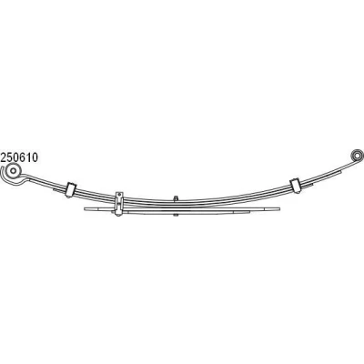 Billede af CS Germany 10.250.610.00 Bladfjeder bagaksel TOYOTA: HILUX 3 Pick up
