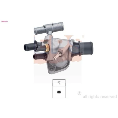 Billede af EPS 1.880.567 Termostat 88 Made in Italy OE Equivalent med pakning ALFA ROMEO: 156 Sportwagon, Sedan