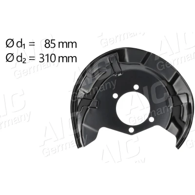 Billede af AIC 58268 Ankerplade Bagaksel venstre NISSAN: Qashqai / Qashqai+2 I