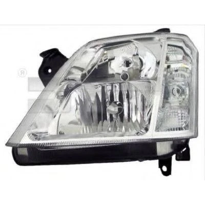 Billede af TYC 20 0338 05 2 Forlygter venstre H7, H1 med pærefatning, uden elektromotor OPEL: Meriva A