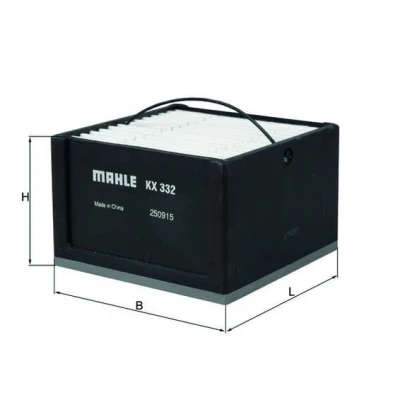 Billede af MAHLE ORIGINAL KX 332 Brændstoffilter Filterindsats, Forfilter MAN: TGA