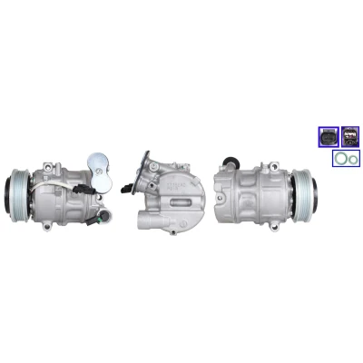 Billede af LUCAS ACP01204 Kompressor PAG 46 YF R134a, R1234yf