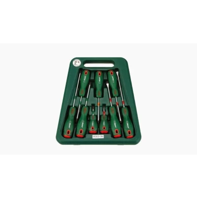 Billede af HANS 06300 9M Skruetrækkersæt 9 SL 5.5x100, 6.5x100, 6.5x150, 6.5x38, PH 1x100, 2x100, 2x150, 2x38, PZ 1x100 Plastkuffert