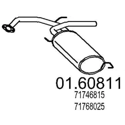 Billede af MTS 01.60811 Lydpotte 940 SUZUKI: SX4 I Hatchback