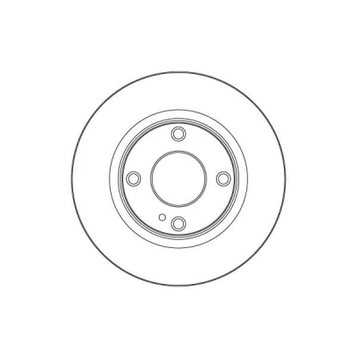 Billede af TRW Bremseskive FORD: FIESTA 6, 6 Van, KA+ Hatchback 258mm 23mm 4 108mm ventileret DF6568 Bremseskiver, Skivebremser