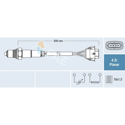 Billede af FAE 66080 Parkeringssensor foran Ultralydsensor