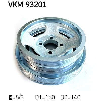 Billede af SKF VKM 93201 Remskive Krumtapaksel 160/140 10