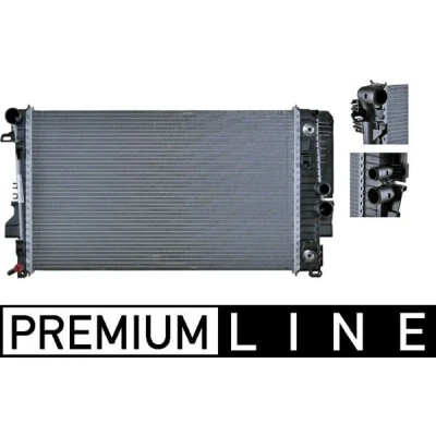 Billede af MAHLE ORIGINAL CR 1173 000P Radiator til køretøjer med/uden klimaanlæg 650 396 32 Loddet køleripper
