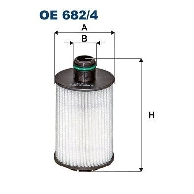 Billede af FILTRON OE 682/4 Oliefilter Filterindsats CHEVROLET: Cruze Sedan, Orlando, Stationcar, OPEL: Antara