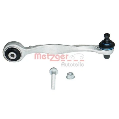 Billede af METZGER 58009112 Bærearm KIT + med bære /styreled, gummileje, skrue, møtrik højre foraksel, oppe, bag krydsarm Aluminium AUDI: A4 B6 Avant