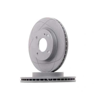 Billede af ATE 24.0323 0113.1 Bremseskiver 258,0 23,0 4 108,0 ventileret coatet højkarboniseret PowerDisc FORD: Fiesta 6, 6 Van, Mk6 Sedan