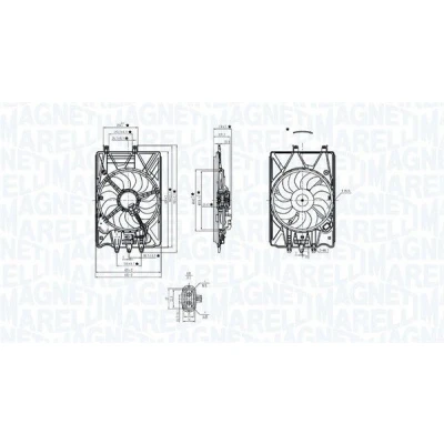 Billede af MAGNETI MARELLI 069422781010 Køleventilator 405 12 297