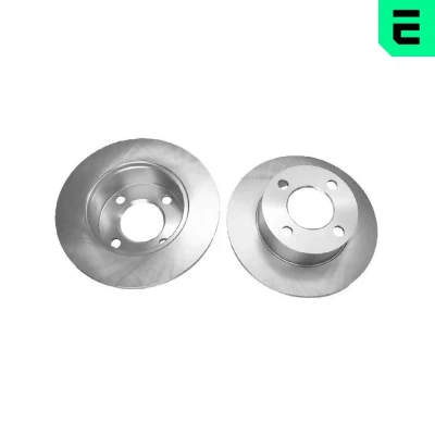 Billede af OPTIMAL BS 1220C Bremseskiver bagaksel 245 10 4/4 fuldstændigt coatet AUDI: 80 B4 Sedan, Cabriolet B4, B3