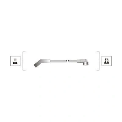 Billede af MAGNETI MARELLI 941319170104 Tændkabelsæt FORD: KA Hatchback, FIESTA 4
