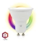 Billede af SmartLife Fuld Farve Pære Zigbee 3.0 GU10 345 lm 4.7 W RGB / Varm til kølig hvid 2200 6500 K Android IOS Spot 1 stk.