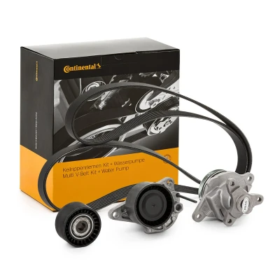 Billede af CONTITECH 7PK1687WP1 Vandpumpe + kileremssæt NISSAN: Qashqai 2