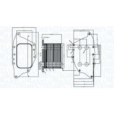 Billede af MAGNETI MARELLI 350300005000 Olieradiator