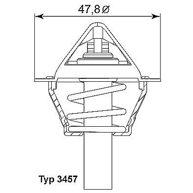 Billede af Termostat, kølemiddel WAHLER 3457.90D