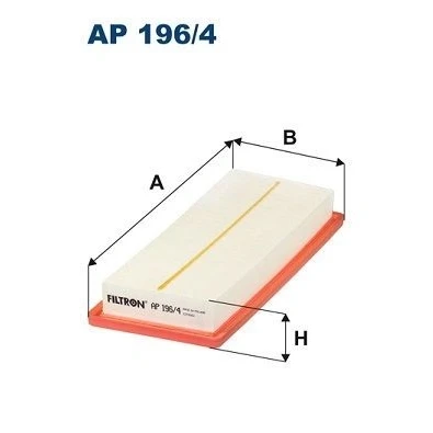 Billede af FILTRON AP 196/4 Luftfilter 43,5 146 360 Filterindsats PEUGEOT: 208 I Hatchback, 207 308 II CITROËN: C4 Hatchback