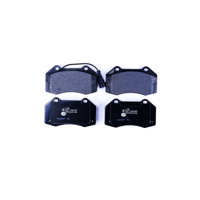 Billede af HELLA 8DB 355 014 061 Bremseklodser med indbygget slid advarselskontakt ALFA ROMEO: MiTo, FIAT: Grande Punto Hatchback