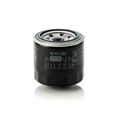 Billede af MANN filter W 811/80 Oliefilter M 20 X 1.5 med en returløbs stop ventil Påskruet HYUNDAI: Trajet, Tucson, i30 I Hatchback