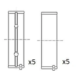 Billede af Krumtapakselleje FAI AutoParts BM1001 STD