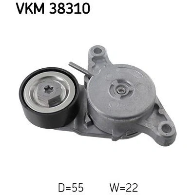 Billede af SKF VKM 38310 Strammehjul TOYOTA: Avensis III Stationcar, Verso, MINI: Hatchback