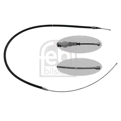 Billede af FEBI BILSTEIN 49624 Håndbremsekabel bagved til venstre, højre 1645 SKODA: Fabia 2, 1 Combi, I Hatchback