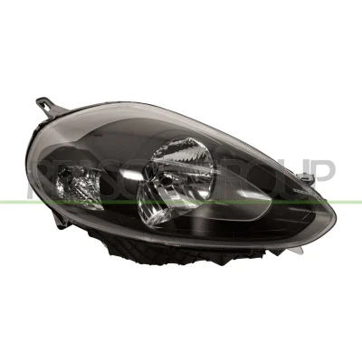 Billede af PRASCO FT3444923 Forlygter højre H4 sort FIAT: Punto III Hatchback, Evo Hatchback