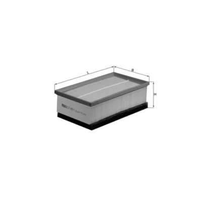 Billede af MAHLE ORIGINAL LX 1497/1 Luftfilter 90,3 167 277,0 Filterindsats PEUGEOT: 308 I SW, 307 Hatchback, CITROËN: C4 Coupe, DS: DS5
