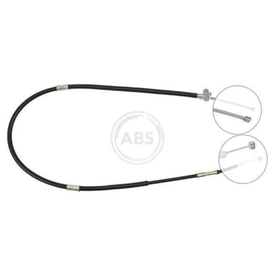 Billede af A.B.S. K12818 Håndbremsekabel 1603 Tromlebremse til venstre /højrestyring TOYOTA: Corolla VIII Compact, Liftback