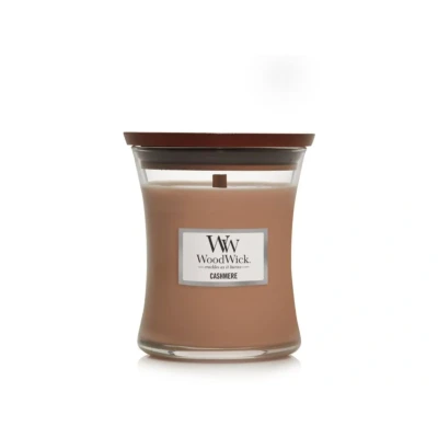 Billede af WoodWick Scented Candle Medium Cashmere 11 cm / ø 10