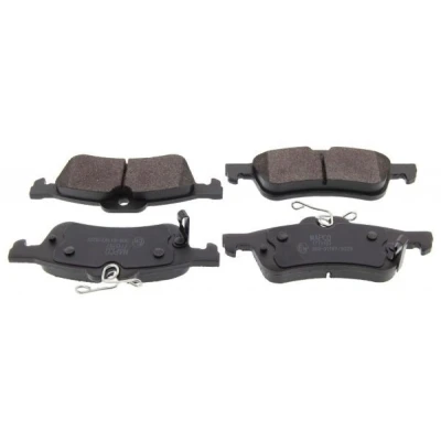 Billede af MAPCO 6871 Bremseklodser bagaksel med akustisk advarsel for slid anti knirke plade TOYOTA: Yaris III Hatchback, II Hatchback