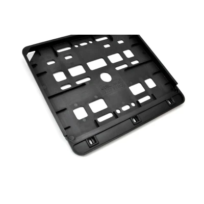 Billede af UTAL 01166 Nummerpladeramme sort coatet kort