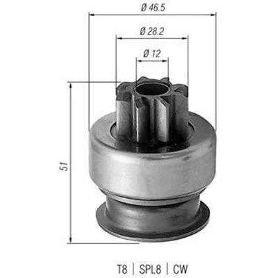 Billede af MAGNETI MARELLI 940113020176 Spidshjul, starter