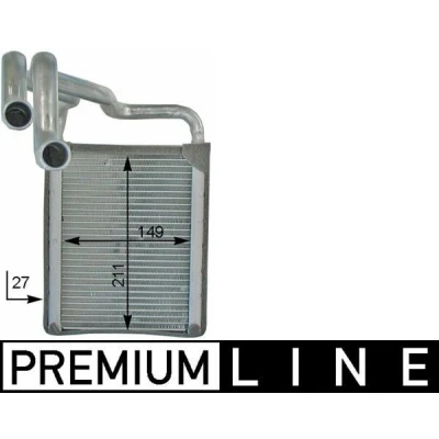 Billede af MAHLE ORIGINAL AH 203 000P Varmeveksler