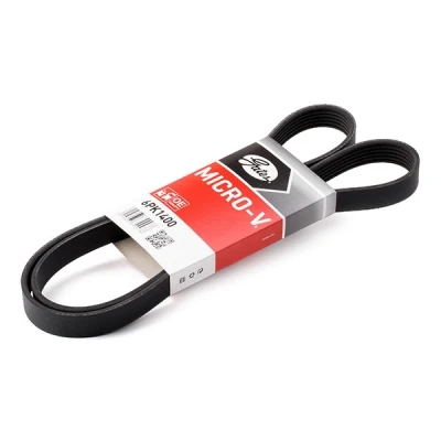 Billede af GATES 6PK1400 Kileribberem 1400 6 Polyester, EPDM (ethyl propylen dien gummi) FleetRunner Micro V KIA: cee‘d I Stationcar, Hatchback