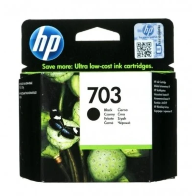 Billede af HP 703 sort blækpatron 4 ml CD887AE original