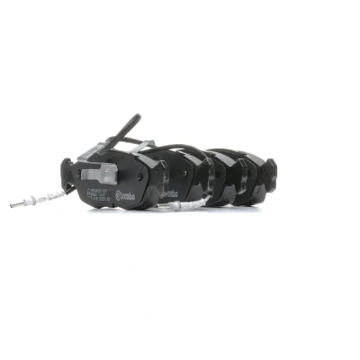 Billede af BREMBO P 61 054 Bremseklodser Inkl. slidadvarselskontakt med stempelklips uden tilbehør CITROËN: Saxo Hatchback, PEUGEOT: 106 II Hatchback
