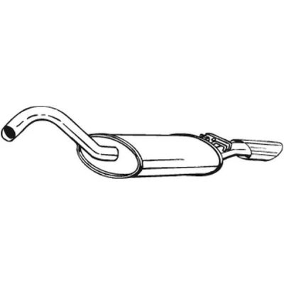 Billede af BOSAL 105 119 Lydpotte AUDI: Cabriolet B4