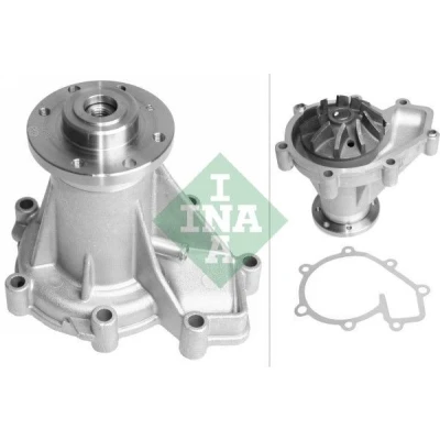 Billede af INA 538 0207 10 Vandpumpe til multi v remsdrift MERCEDES BENZ: C klasse Sedan, E W124 Stationcar