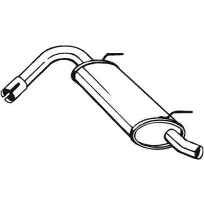 Billede af BOSAL 148 135 Lydpotte FIAT: Panda II Hatchback