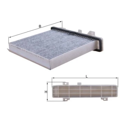 Billede af MAHLE ORIGINAL LAK 589 Kabinefilter Aktivkulfilter 241,5 214 67,5 MITSUBISHI: PAJERO 4, Sport 1 SUV, 2