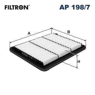Billede af FILTRON AP 198/7 Luftfilter 22 197 258 Filterindsats KIA: Picanto III, HYUNDAI: i10 III Hatchback