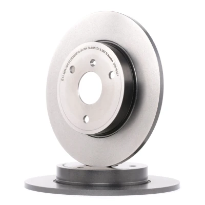 Billede af BREMBO COATED DISC LINE 08.8163.21 Bremseskiver 280 9,6 3 fuldstændigt coatet højkarboniseret med skruer SMART: Fortwo II Cabriolet, Coupe