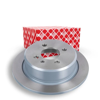 Billede af FEBI BILSTEIN 04091 Bremseskiver bagaksel 258 10 4 100 fuldstændigt coatet BMW: 3 Sedan, Touring, Cabriolet