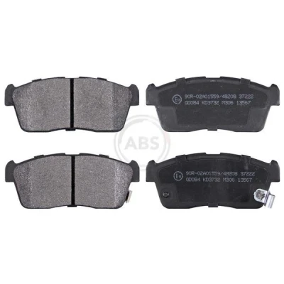 Billede af A.B.S. 37222 Bremseklodser med akustisk advarsel for slid SUZUKI: Celerio, Alto VII, IGNIS 2, NISSAN: Pixo, DAIHATSU: Sirion II, Cuore 6